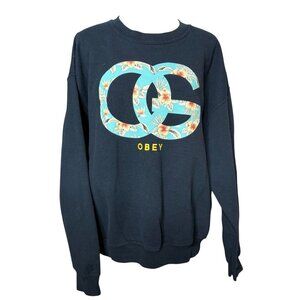 OBEY OG monogram logo signature Large sweatshirt streetwear